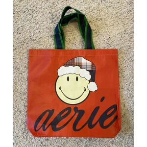 Aerie Christmas Holiday Reusable Shopping Gift Tote Bag 2023